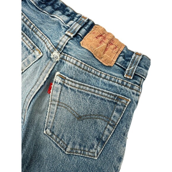 Vintage Levi’s Made USA Childrens Cut Off Denim Distressed Shorts size 24 kids‎ - Picture 3 of 11